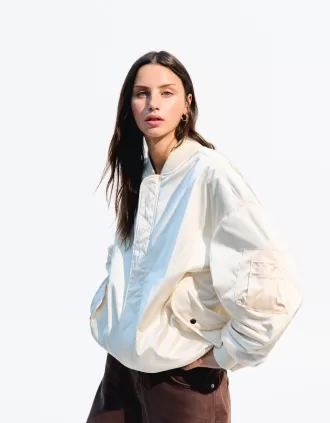 BERSHKA SERIES cazadora bomber oversize