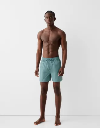 Boardshorts monocolor boxy-fit