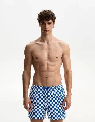 Boardshorts regulares con estampado