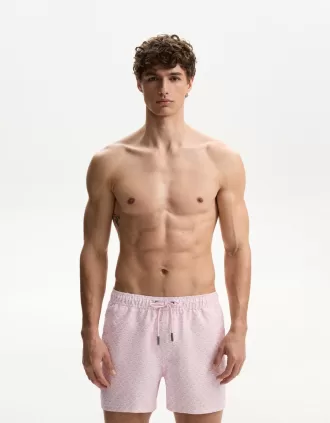 Boardshorts regulares con estampado