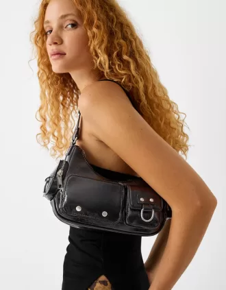 Bolso bandolera multibolsillos