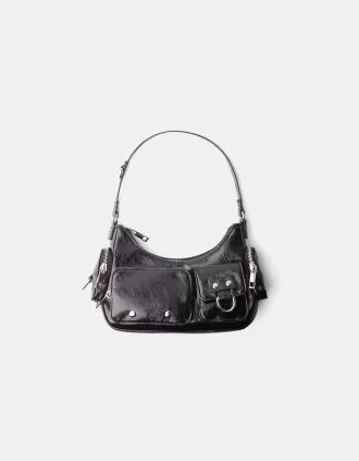 Bolso bandolera multibolsillos