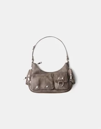 Bolso bandolera multibolsillos