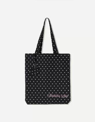 Bolso tote de lunares