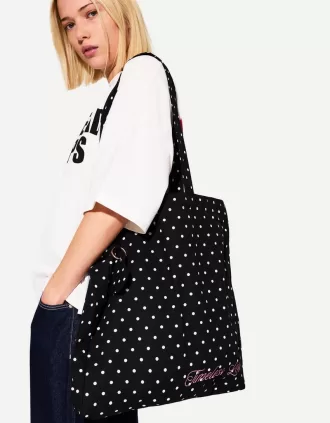 Bolso tote de lunares