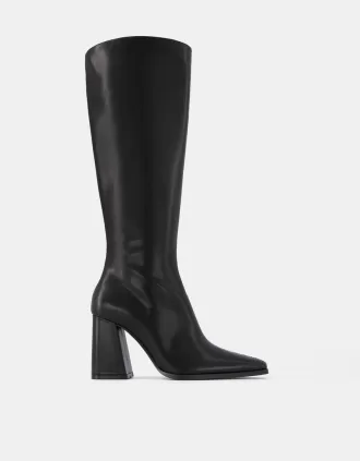 Botas con tacón de bloque