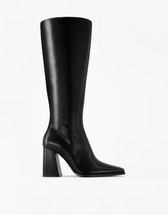 Botas con tacón de bloque