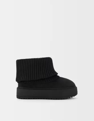 Botines calcetín con plataforma