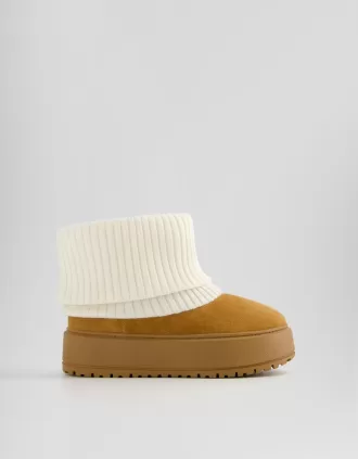 Botines calcetín con plataforma