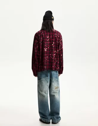 Camisa boxy de manga larga