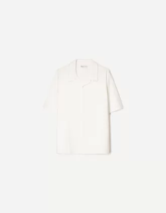 Camisa crepé manga corta