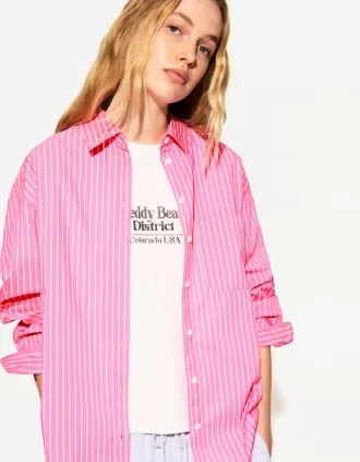 Camisa oversize de popelín