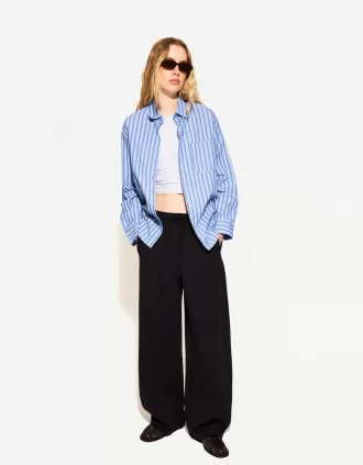 Camisa oversize de popelín