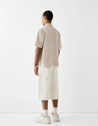 Camisa rustica manga corta