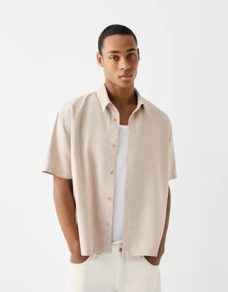 Camisa rustica manga corta