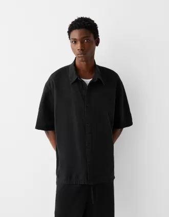 Camisa rustica manga corta