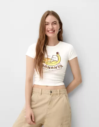Camiseta Bananya manga corta