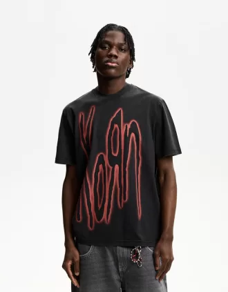 Camiseta Korn manga corta