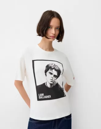 Camiseta Liam Gallagher de manga corta