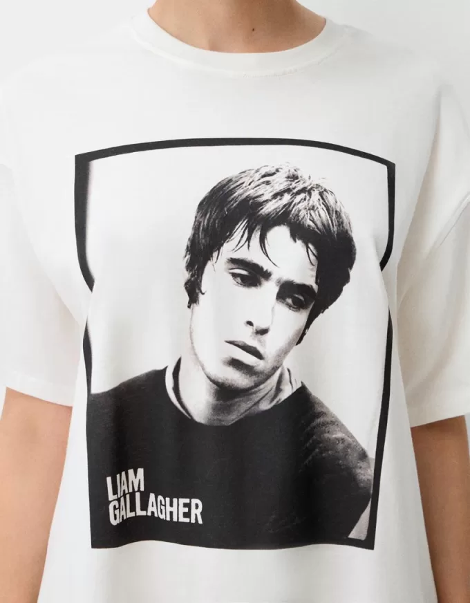 Camiseta Liam Gallagher de manga corta