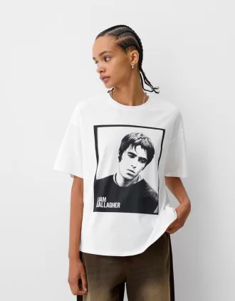 Camiseta Liam Gallagher de manga corta