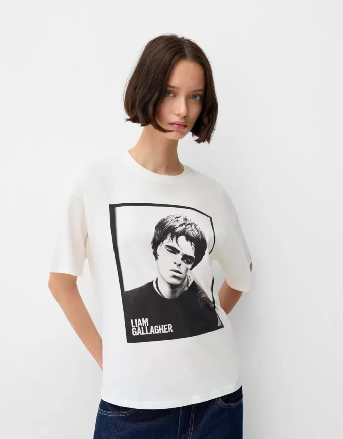 Camiseta Liam Gallagher de manga corta