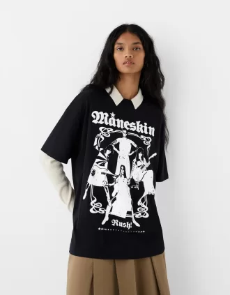 Camiseta Måneskin de manga corta