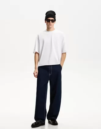 Camiseta cropped manga corta