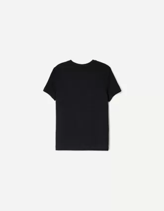 Camiseta de algodón grueso de manga corta
