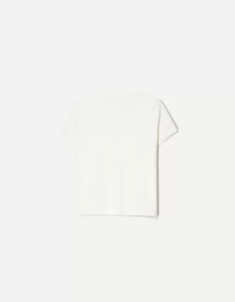 Camiseta de algodón grueso de manga corta