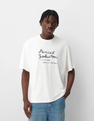 Camiseta de manga corta con estampado Daniel Johnston