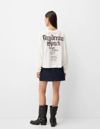 Camiseta de manga larga con estampado