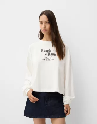 Camiseta de manga larga con estampado