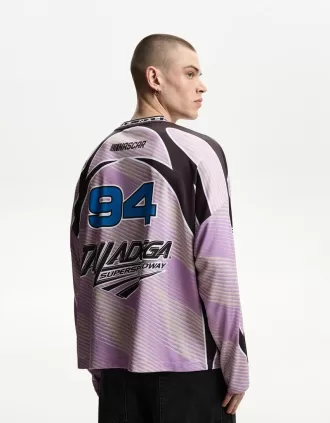 Camiseta de manga larga con estampado Nascar