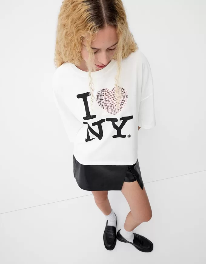 Camiseta de manga media I Love New York