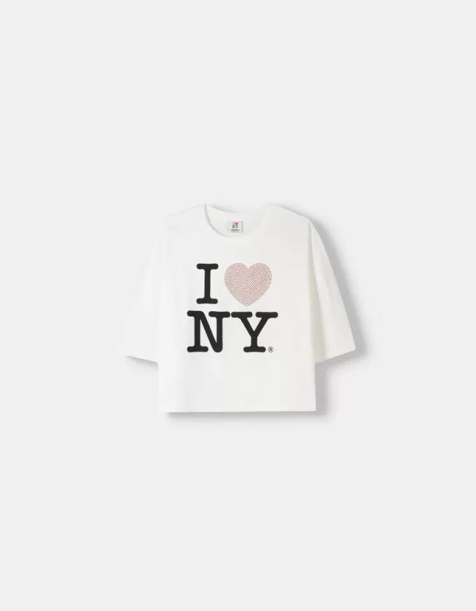 Camiseta de manga media I Love New York