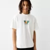 Camiseta estampada de manga corta boxy fit Camiseta estampada de manga corta boxy fit