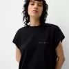 Camiseta estampada sin mangas