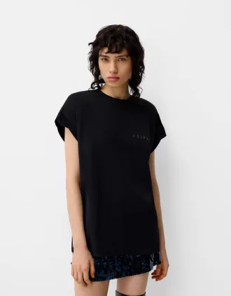 Camiseta estampada sin mangas