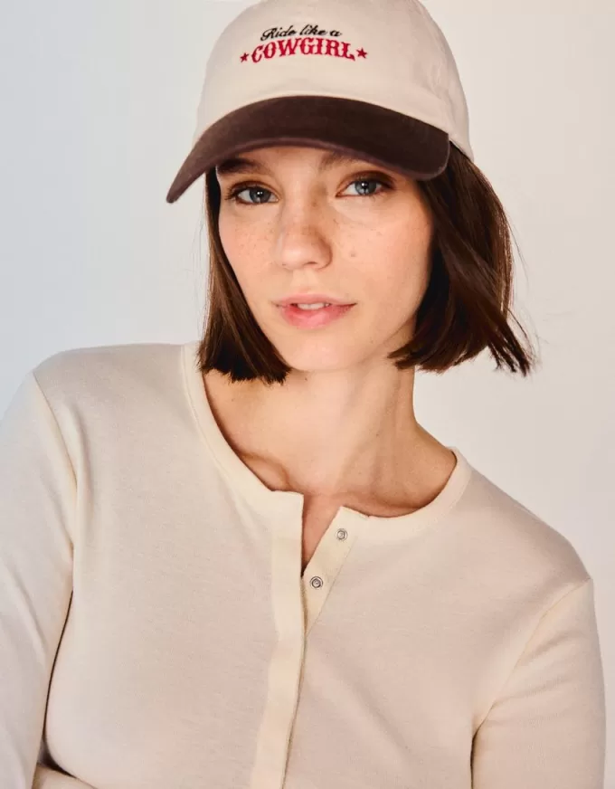 Camiseta henley de manga larga