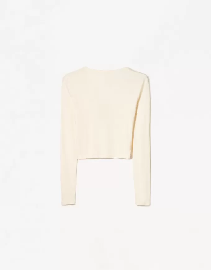 Camiseta henley de manga larga