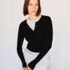 Camiseta henley de manga larga