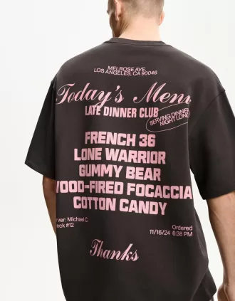 Camiseta manga corta con bordado