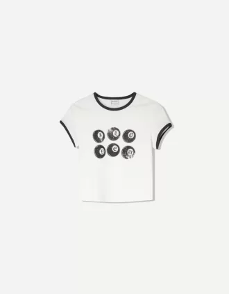 Camiseta manga corta con estampado
