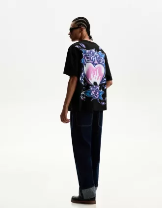 Camiseta manga corta con estampado