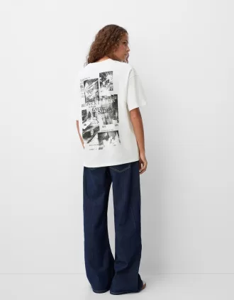 Camiseta manga corta con estampado