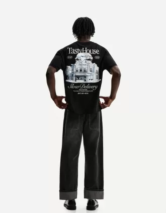 Camiseta manga corta con estampado
