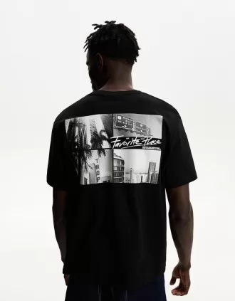 Camiseta manga corta con estampado