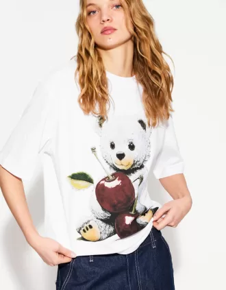 Camiseta manga corta con estampado