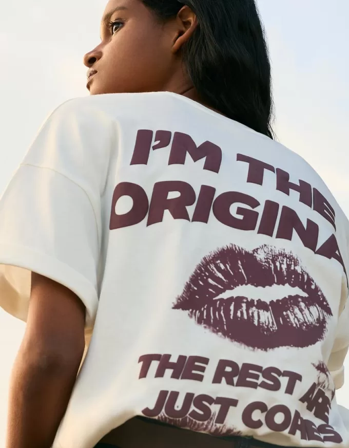 Camiseta manga corta con estampado